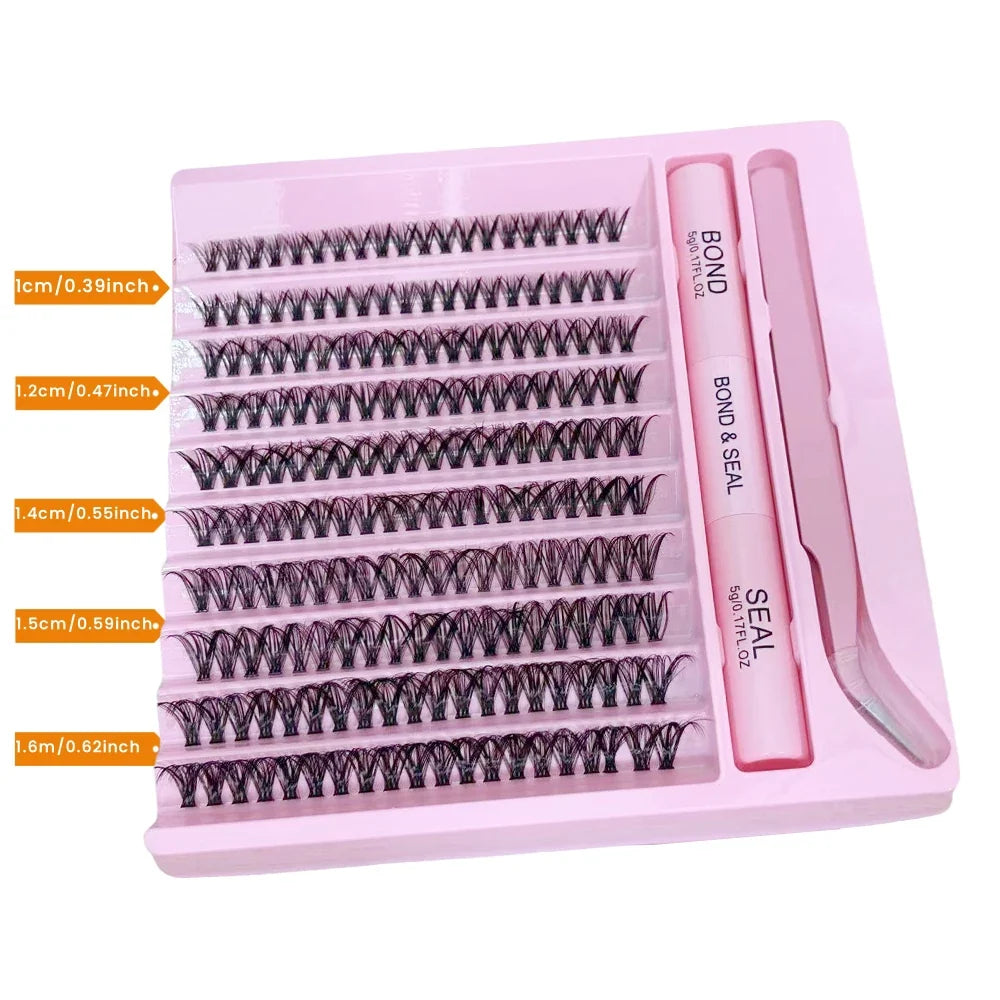Classic Clusters| 200-piece single cluster false eyelashes