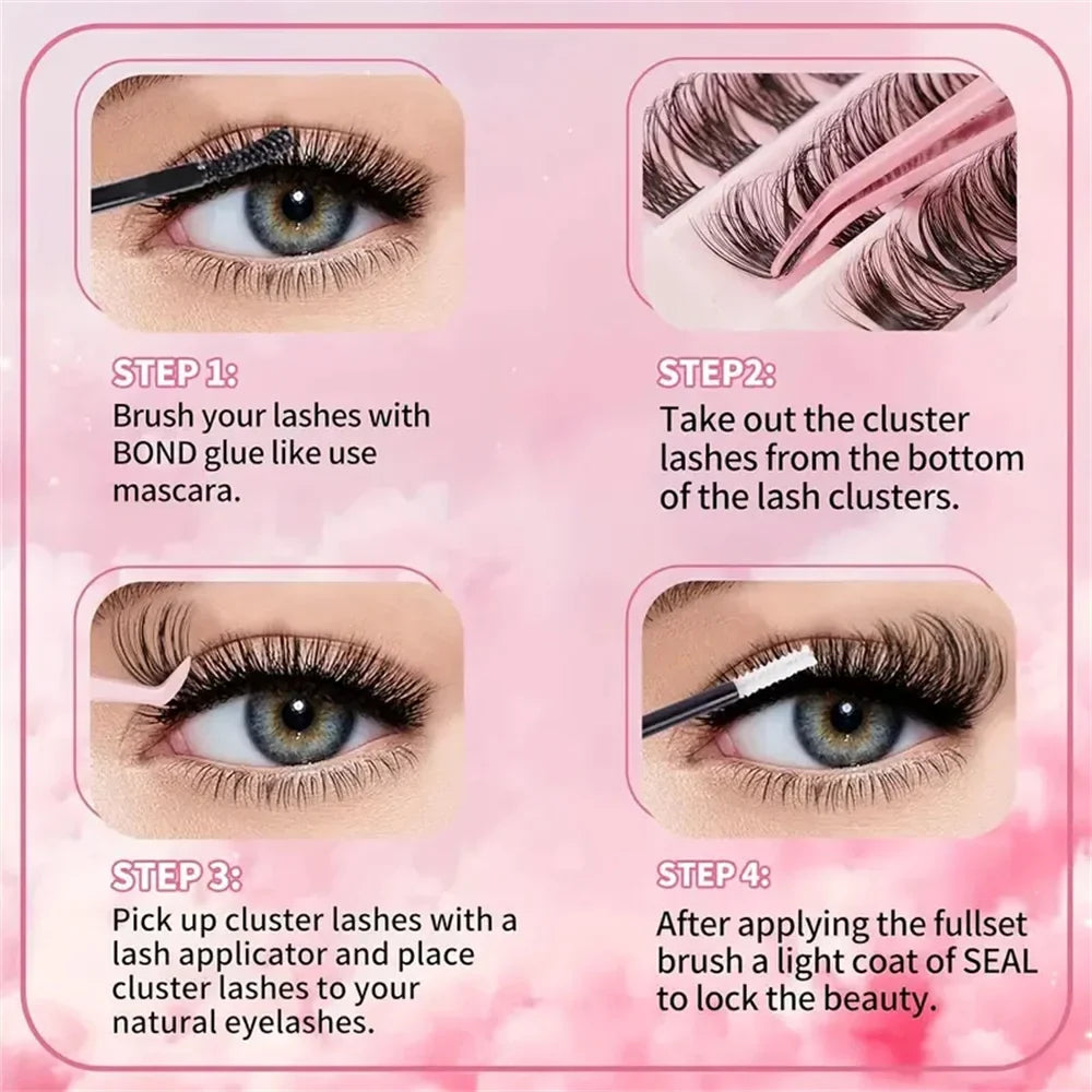 Classic Clusters| 200-piece single cluster false eyelashes