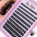 Lash Clusters 120pcs Cluster Lashes 8-16mm Individual Lashes Extensions Natural Look Lashes D Curl Fluffy Cluster DIY Eyelash